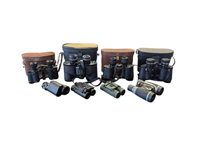 Lot 423 - COLLECTION OF VINTAGE BINOCULARS
