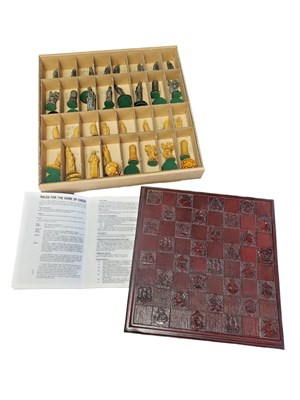 Lot 427 - 20TH CENTURY VINTAGE CAMELOT CHESS SET