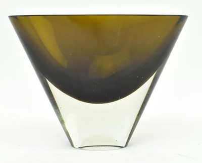 Lot 51 - KAJ FRANCK FOR NUUTAJARVI NOTSJO - OLIVE GREEN VASE