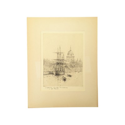 Lot 438 - ROWLAND LANGMAID - 20TH CENTURY DRYPOINT ETCHING & OTHER EXAMPLES