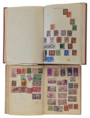 Lot 527 - COLLECTION OF LATE VICTORIAN & LATER FRANKED STAMPS IN ALBUMS