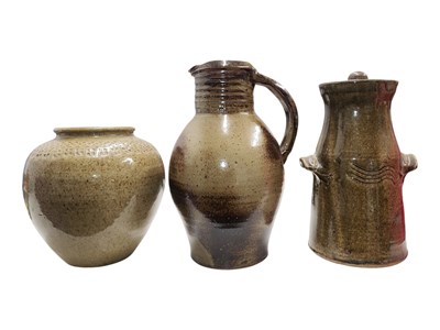 Lot 187 - THREE PIECES OF 20TH CENTURY VINTAGE STUDIO POTTERY