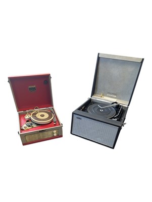 Lot 43 - HACKER / DANSETTE - TWO VINTAGE PORTABLE RECORD PLAYERS
