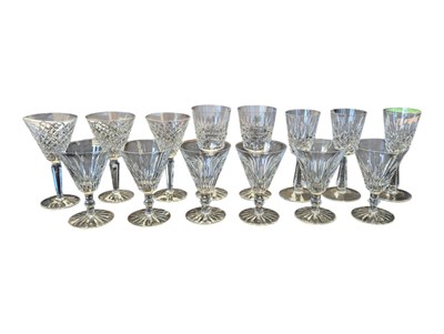 Lot 218 - WATERFORD CRYSTAL - COLLECTION OF VINTAGE CRYSTAL CUT GLASSES & OTHERS
