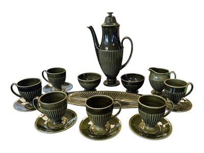 Lot 227 - CARLTON WARE - VINTAGE ATHENA PATTERN CERAMIC COFFEE SERVICE