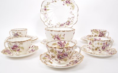 Lot 33 - BLYTH PORCELAIN COMPANY - COLLECTION OF DIAMOND CHINA TEA SERVICE PIECES