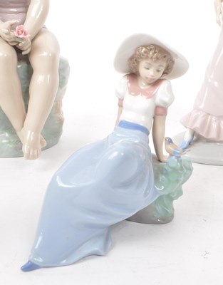 Lot 37 - NAO - LLADRO - SIX LATE 20TH CENTURY SPANISH LADY FIGURINES