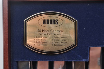 Lot 246 - VINERS - COLLECTION OF LATE 20TH CENTURY 58 PIECE TUDOR CANTEEN