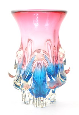 Lot 41 - JOSEF HOSPODKA FOR CHRIBSKA - MID CENTURY CZECH GLASS VASE