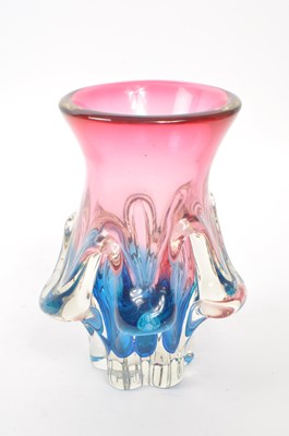 Lot 41 - JOSEF HOSPODKA FOR CHRIBSKA - MID CENTURY CZECH GLASS VASE