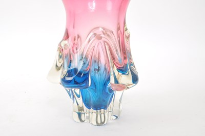 Lot 41 - JOSEF HOSPODKA FOR CHRIBSKA - MID CENTURY CZECH GLASS VASE