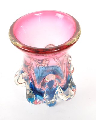 Lot 41 - JOSEF HOSPODKA FOR CHRIBSKA - MID CENTURY CZECH GLASS VASE