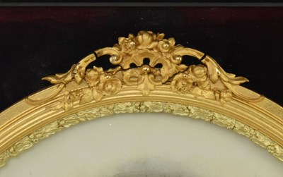 Lot 12 - DICKINSON & FOSTER - VICTORIAN CASED PORTRAIT OF A GENTLEMAN ON PORCELAIN