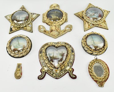 Lot 16 - COLLECTION OF EARLY 20TH CENTURY EDWARDIAN SEASHELL DIORAMAS