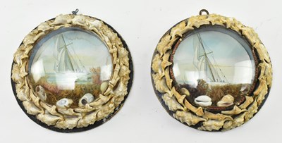 Lot 16 - COLLECTION OF EARLY 20TH CENTURY EDWARDIAN SEASHELL DIORAMAS