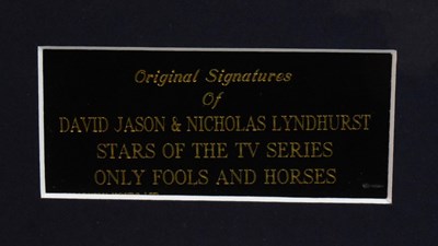 Lot 175 - ONLY FOOLS & HORSES - HEROES & VILLAINS - ORIGINAL PROP TICKET