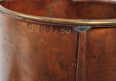 Lot 347 - VICTORIAN 19TH CENTURY COPPER CIDER SET