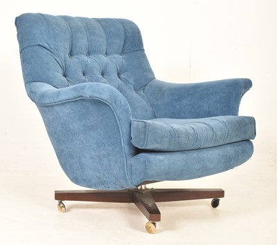 Lot 3 - G PLAN - RETRO 1960S EASY LOUNGE SWIVEL ARMCHAIR