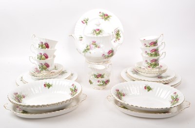 Lot 1 - ROYAL ALBERT - HIGHLAND THISTLE - COLLECTION OF 1960S CHINA TEA SERVICE PIECES