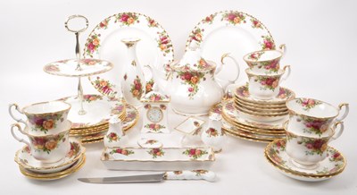 Lot 47 - ROYAL ALBERT - OLD COUNTRY ROSES - COLLECTION OF 1960S CHINA TEA SERVICE PIECES