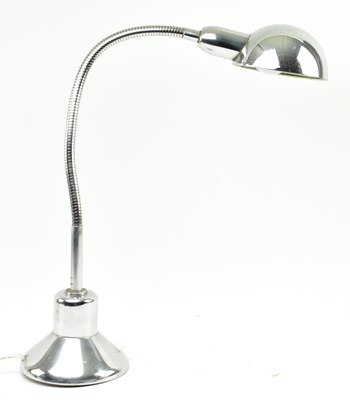 Lot 404 - 20TH CENTURY INDUSTRIAL CHROMED DESK LAMP