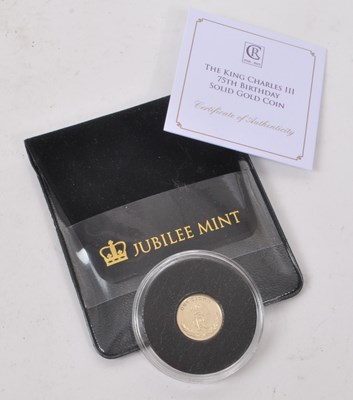 Lot 522 - 2023 KING CHARLES III 9 CARAT GOLD COIN