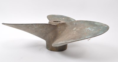 Lot 269 - TWO VINTAGE BRASS BOAT PROPELLERS