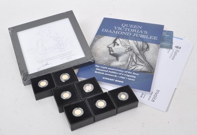 Lot 520 - HATTONS OF LONDON - SEVEN GOLD ONE-EIGHTH SOVEREIGNS
