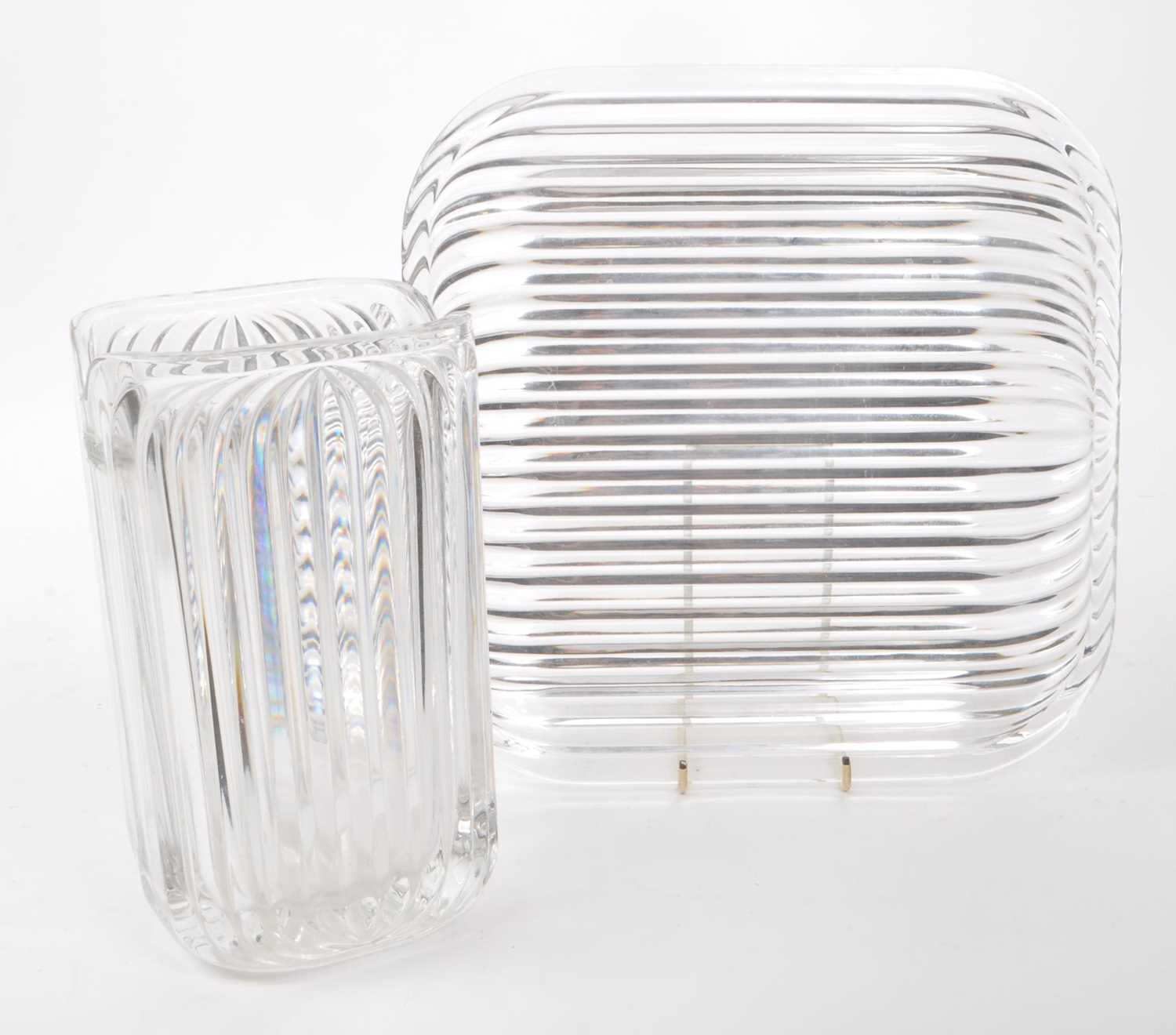 Lot 51 - VILLEROY & BOCH - TWO VINTAGE 20TH CENTURY CRYSTAL GLASS PIECES