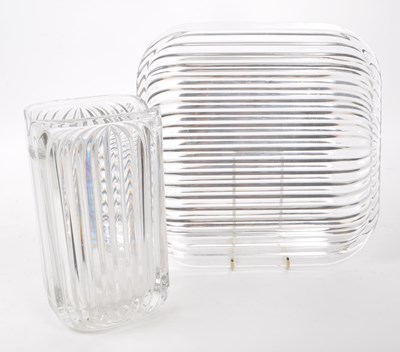 Lot 51 - VILLEROY & BOCH - TWO VINTAGE 20TH CENTURY CRYSTAL GLASS PIECES