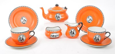 Lot 58 - CARLTON WARE - EARLY 20TH CENTURY PORCELAIN TEA SERVICE PIECES