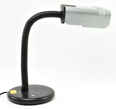 Lot 408 - TARGETTI - 1970S MODERNIST ITALIAN DESK GOOSENECK LAMP