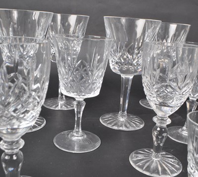 Lot 63 - WATERFORD - COLLECTION OF LISMORE PATTERN CUT DRINKING GLASSES