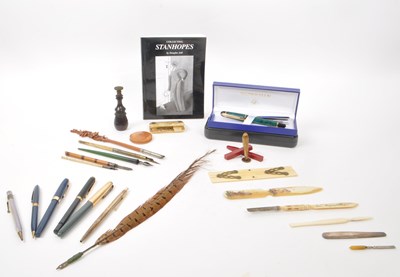 Lot 291 - COLLECTION OF VINTAGE 20TH CENTURY PENS & ACCESSORIES