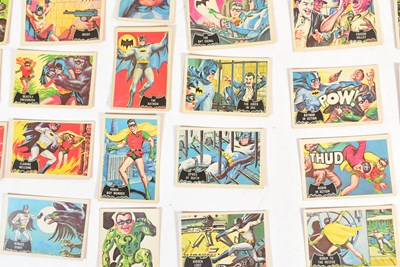 Lot 453 - FULL SET OF 1966 BATMAN BUBBLE GUM CARDS & EXTRAS