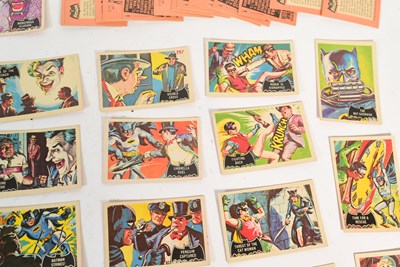 Lot 453 - FULL SET OF 1966 BATMAN BUBBLE GUM CARDS & EXTRAS