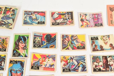 Lot 453 - FULL SET OF 1966 BATMAN BUBBLE GUM CARDS & EXTRAS