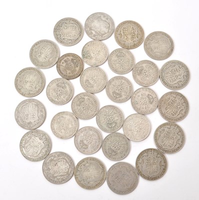 Lot 497 - COLLECTION OF BRITISH .500 SILVER COINS