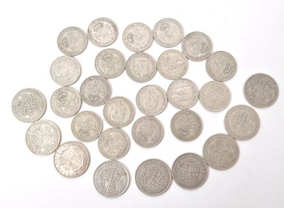Lot 496 - COLLECTION OF BRITISH .500 SILVER COINS