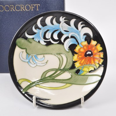Lot 73 - MOORCROFT POTTERY - TWO MODERN CERAMIC PIN DISHES