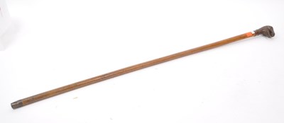 Lot 302 - SNAKE HEAD HANDLE WALKING STICK