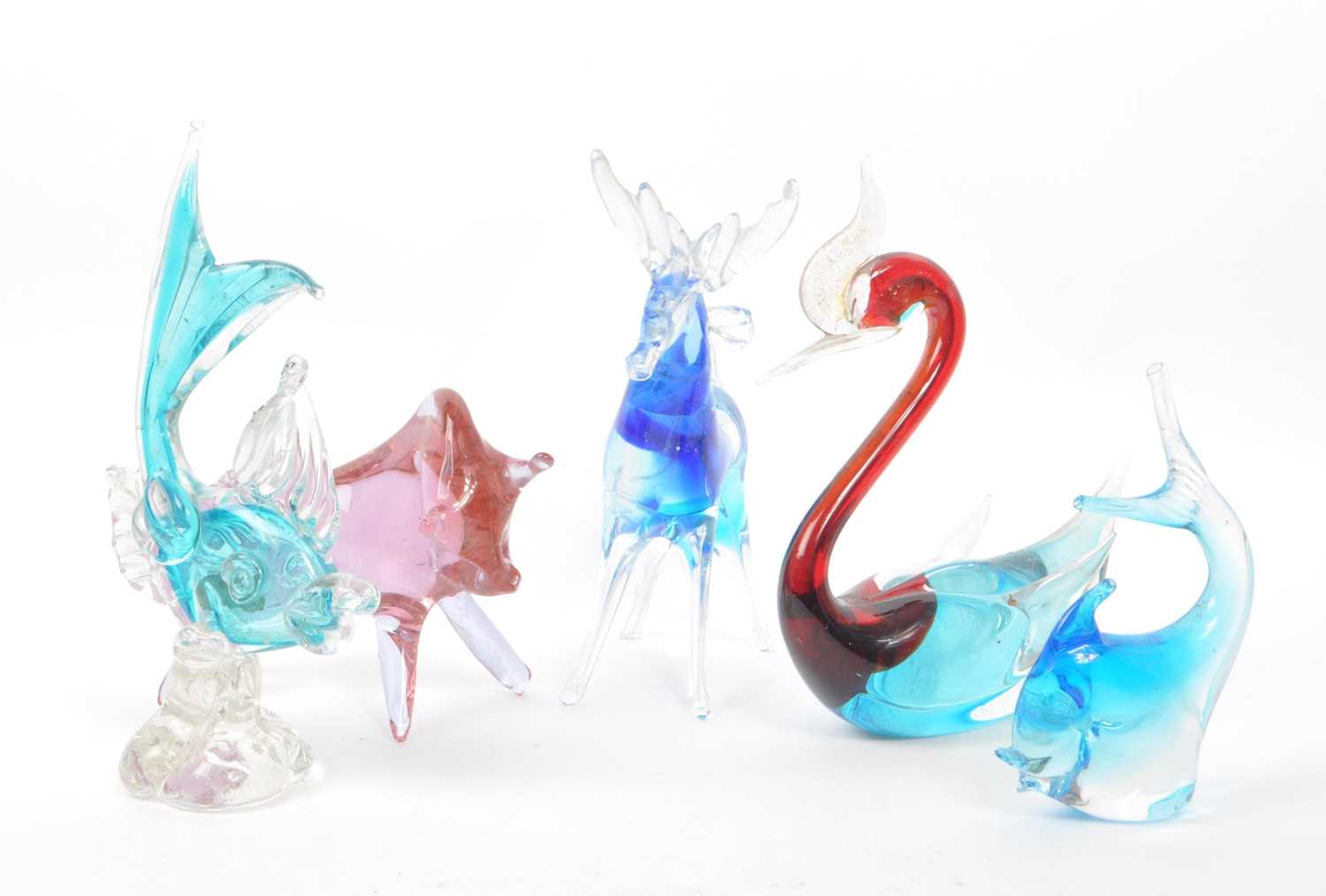 Lot 82 - COLLECTION OF MID CENTURY ITALIAN GLASS ANIMALS