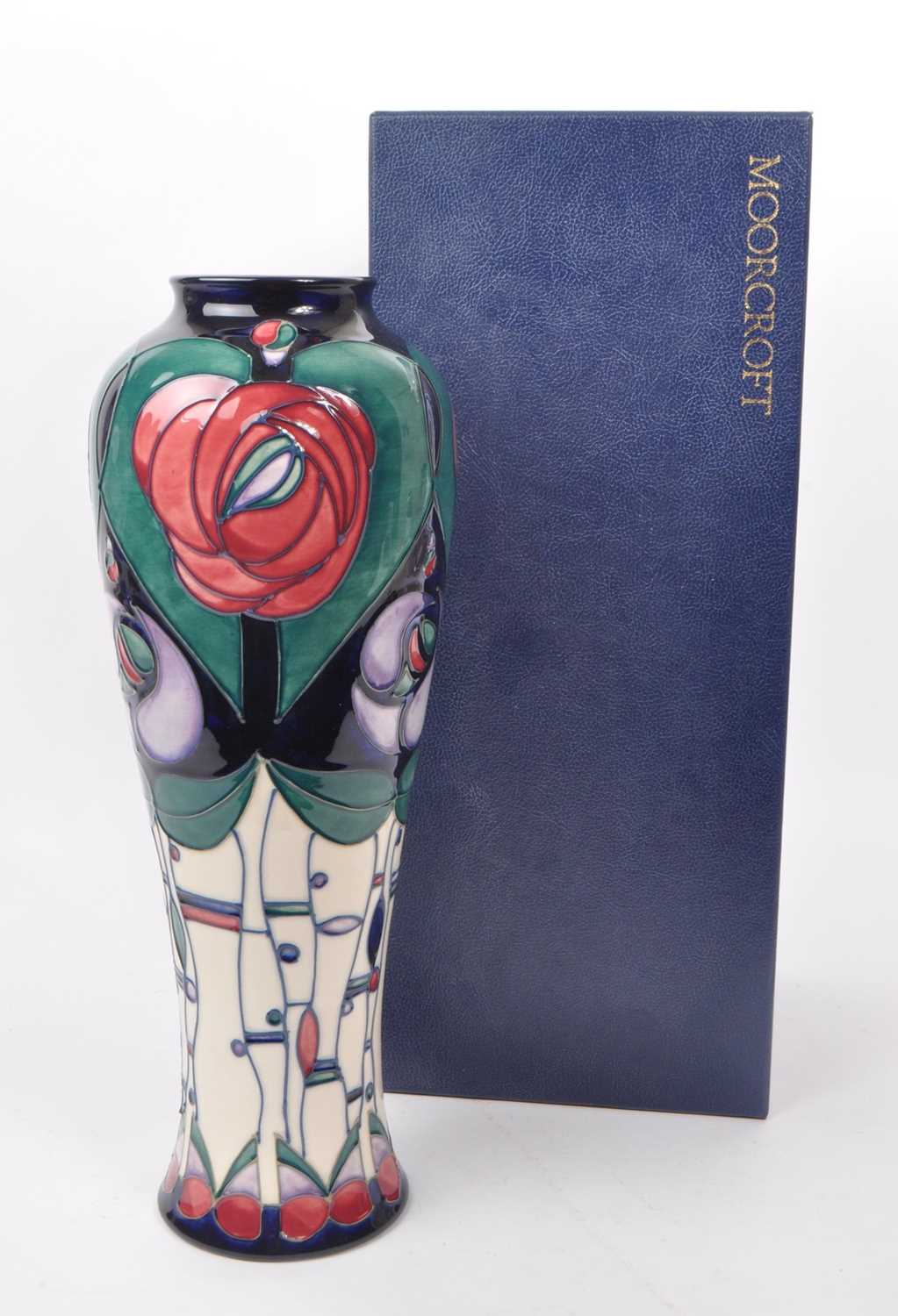 Lot 83 - MOORCROFT POTTERY - MODERN TUBE LINED CERAMIC VASE