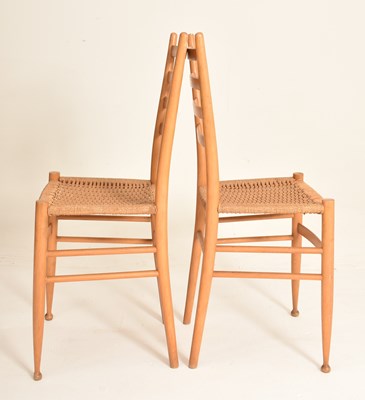 Lot 123 - GIO PONTI - SUPERLEGGERA CHAIR - PAIR OF DINING CHAIRS