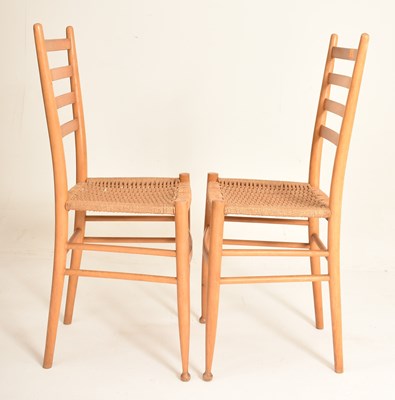 Lot 123 - GIO PONTI - SUPERLEGGERA CHAIR - PAIR OF DINING CHAIRS