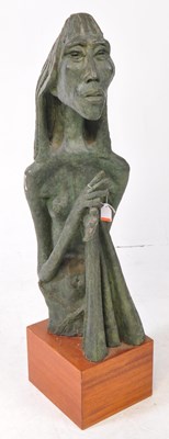 Lot 309 - E DAVIES - FIBREGLASS SCULPTURE OF A LADY
