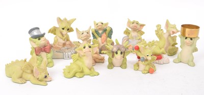 Lot 94 - REAL MUSGRAVE - POCKET DRAGONS - COLLECTION OF TWELVE RESIN FIGURES