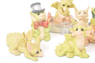 Lot 94 - REAL MUSGRAVE - POCKET DRAGONS - COLLECTION OF TWELVE RESIN FIGURES