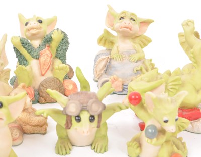 Lot 94 - REAL MUSGRAVE - POCKET DRAGONS - COLLECTION OF TWELVE RESIN FIGURES