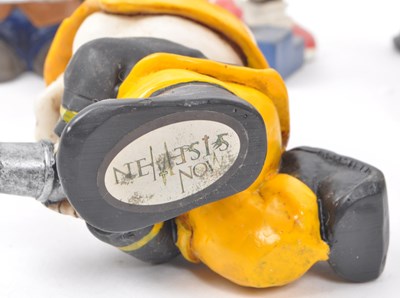 Lot 315 - NEMESIS NOW - COLLECTION OF TEN 21ST CENTURY RESIN SKELETON FIGURES